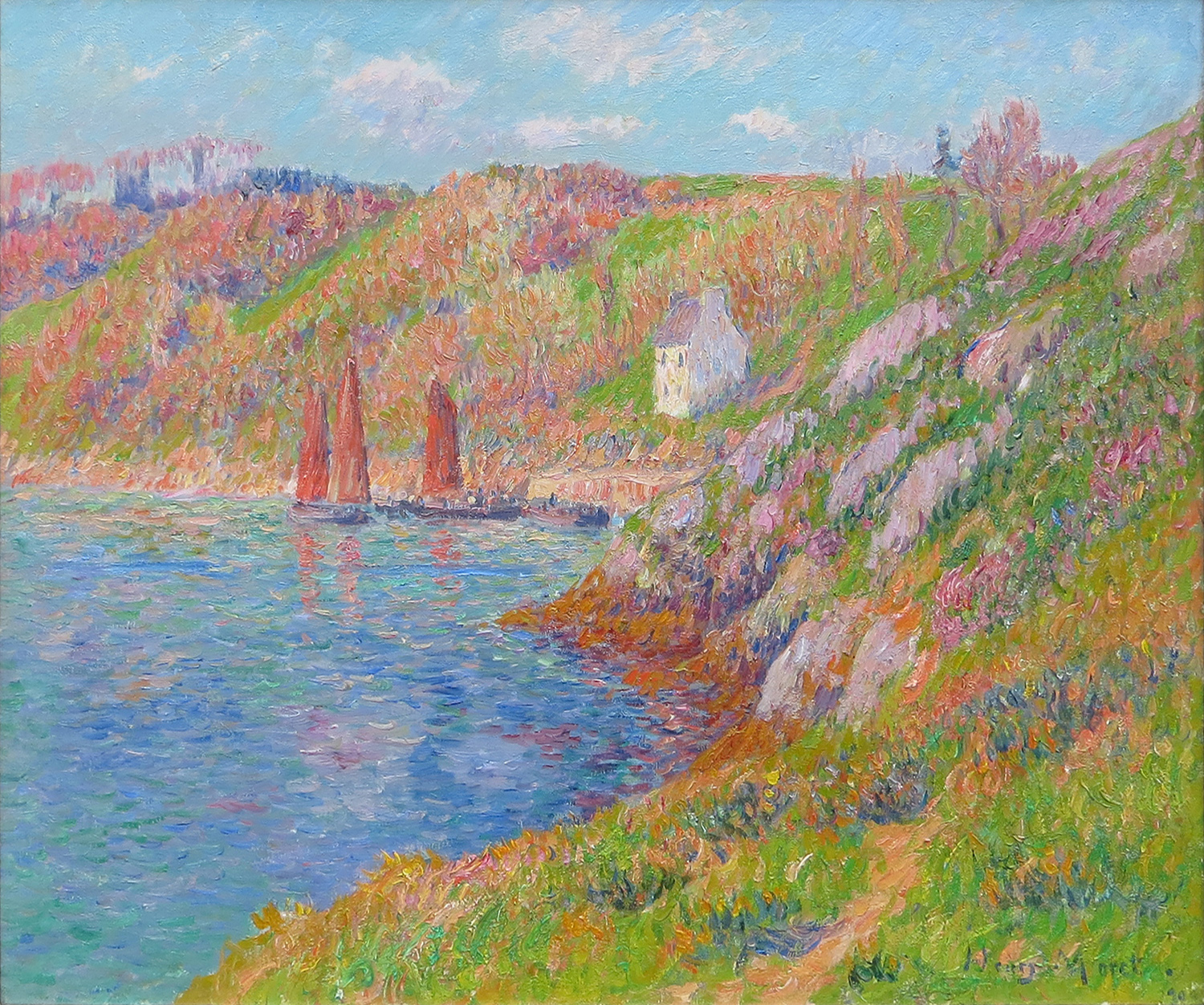 Henry Moret - Le port de Brigneau, Finistère, 1900 - Jody Klotz